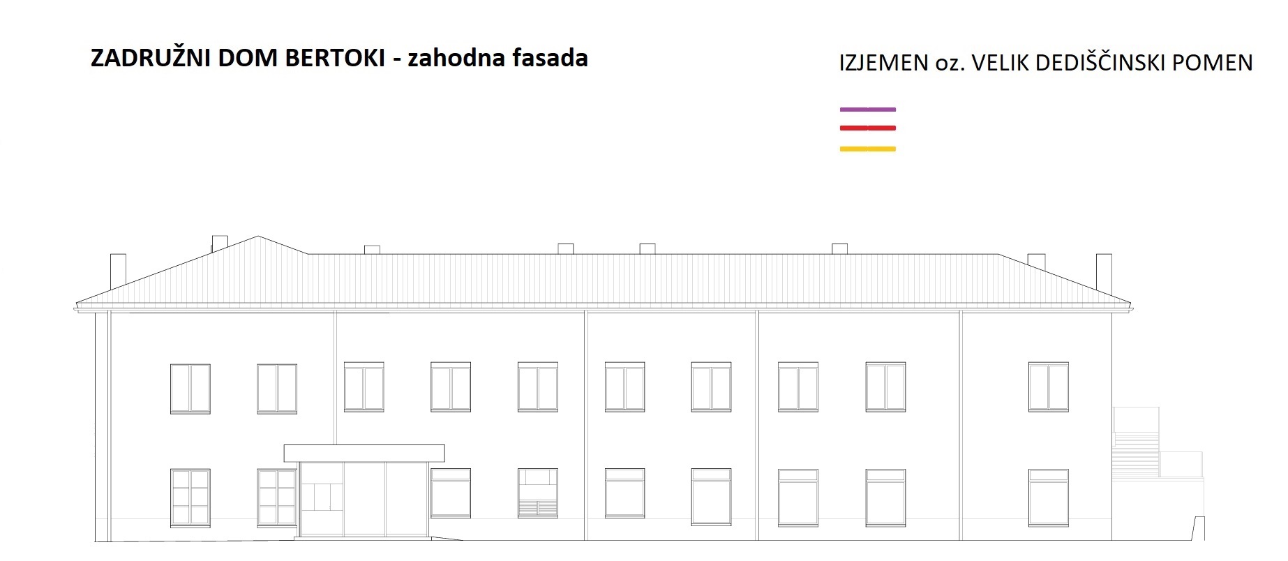 ZD zahodna fasada
